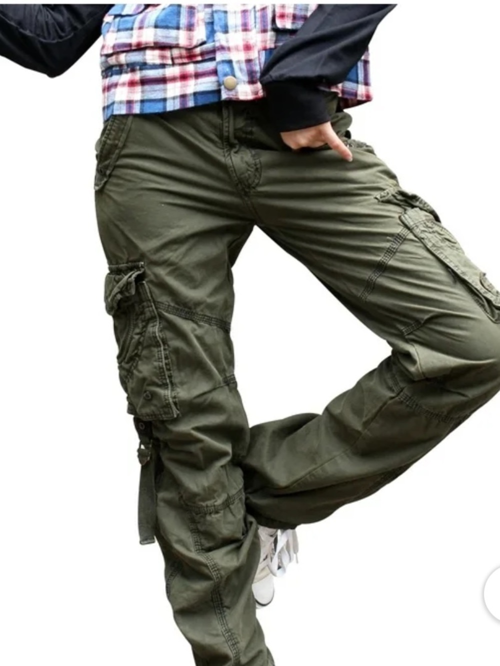 New SKYLINEWEARS Women XS 100% Cotton Tactical Pant Camping Hiking Cargo Combat - Picture 2 of 14